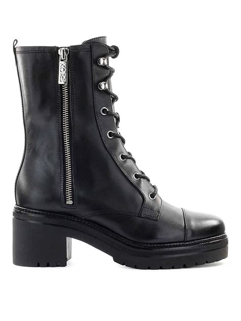 Anaka Leather Combat Boot 